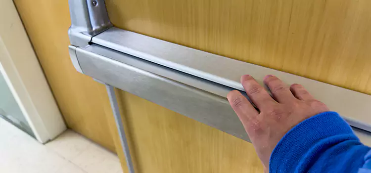 Installing a Push Bar on a Door McKinney